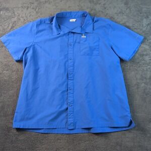 Columbia PFG Omni-Shade Vented Tamiami Blue Fishing Shirt UV Protection MensXXL